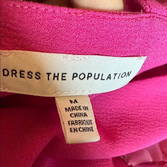 Anthropologie Dress The Population Melanie Sleeveless Textured Mini Dress Sz M - Picture 5 of 5